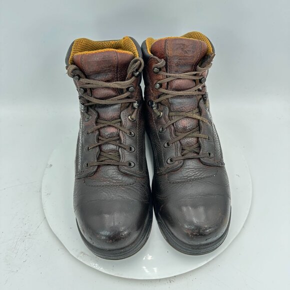 Timberland Pro Titan Men Size 11 Brown Leather Steel Toe Work Boot - Picture 3 of 12